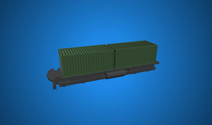 Cargo Train Container